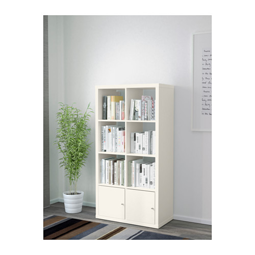 KALLAX shelving unit with doors