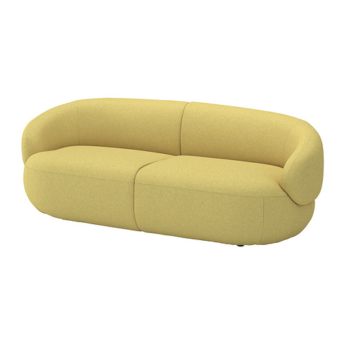 LILLESÄTER - 三座位梳化, Gunnared 亮綠-黃色 | IKEA 香港及澳門 - E1000159_S4