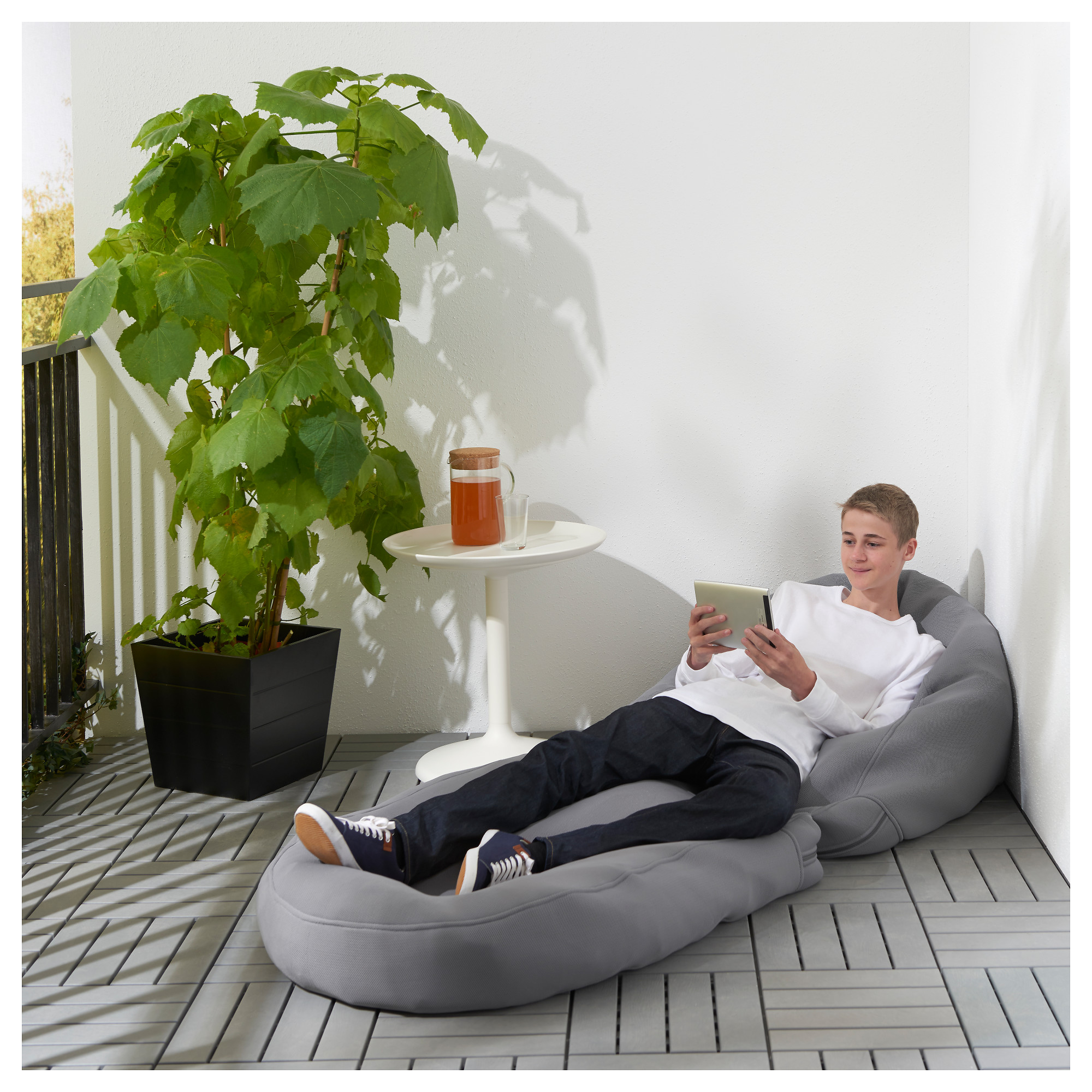 Bussan Beanbag In Outdoor Grey Ikea Hong Kong