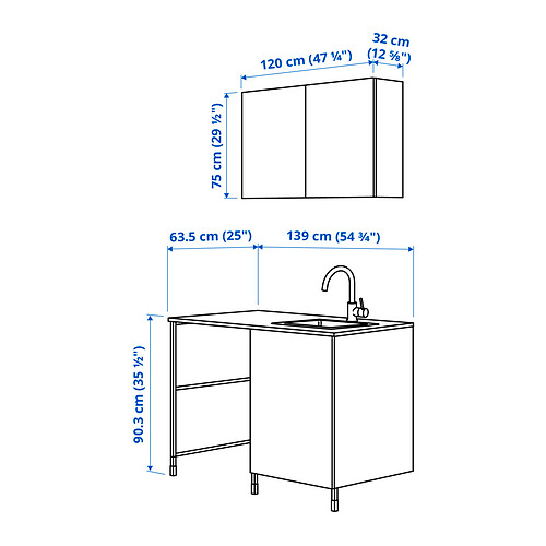 ENHET storage combination