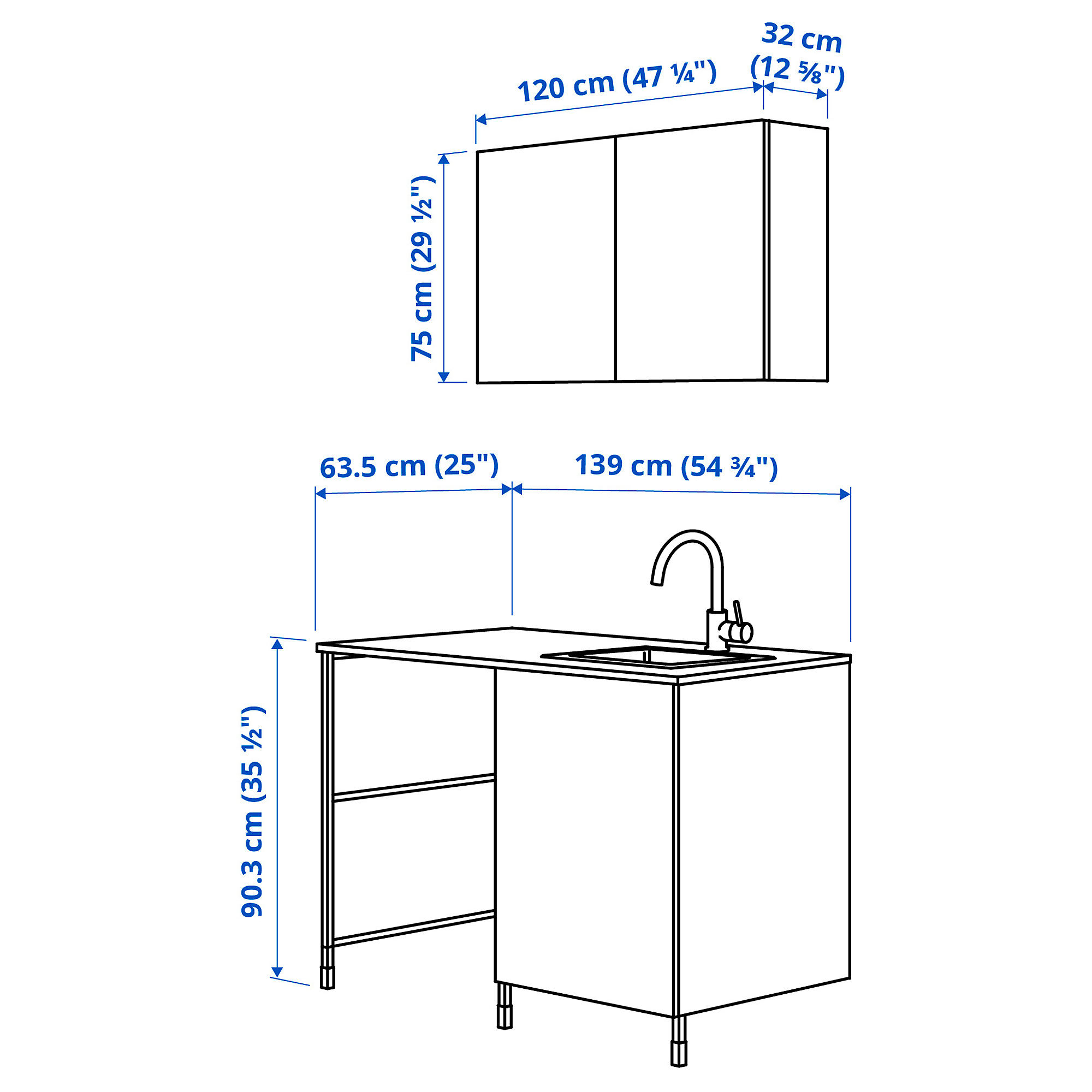 ENHET storage combination