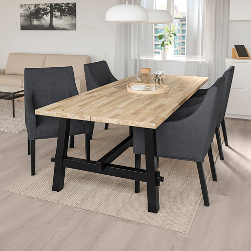 SAKARIAS/SKOGSTA table and 4 chairs