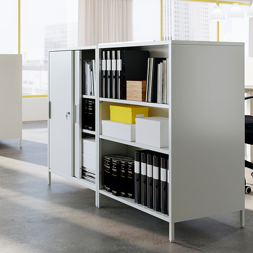 TROTTEN cabinet with sliding doors