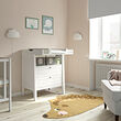 SUNDVIK changing table/chest of drawers