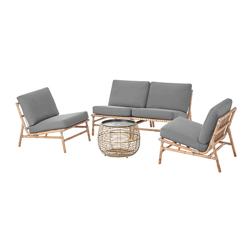 TVARÖ 4-seat conversation set, outdoor
