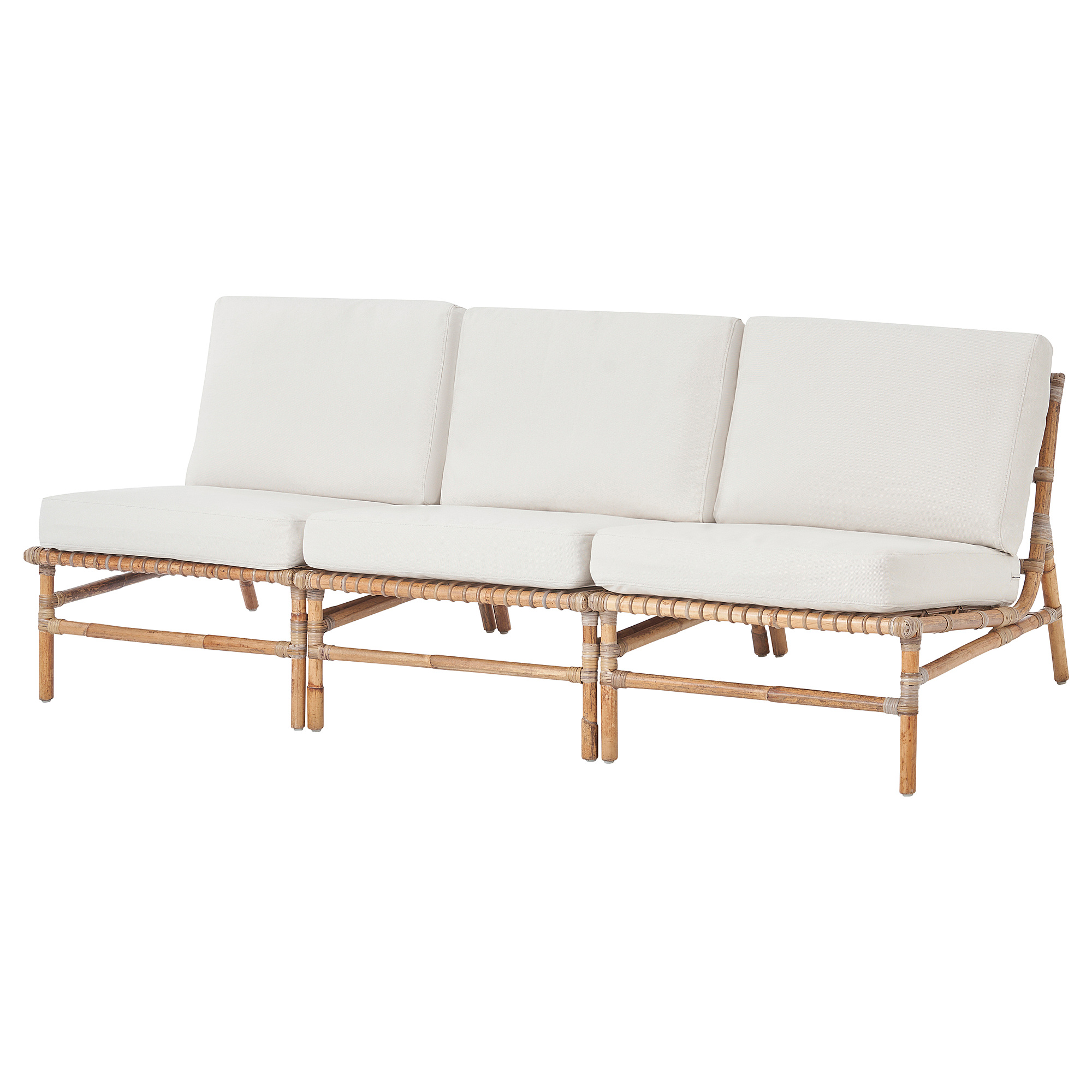 TVARÖ/FRÖSÖN 3-seat modular sofa, outdoor
