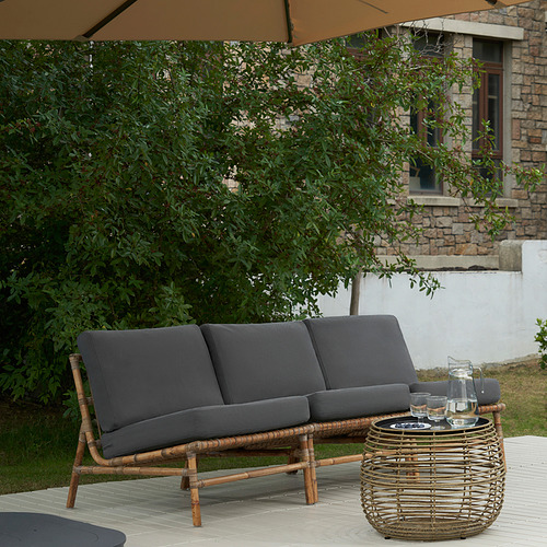 TVARÖ/FRÖSÖN 3-seat modular sofa, outdoor