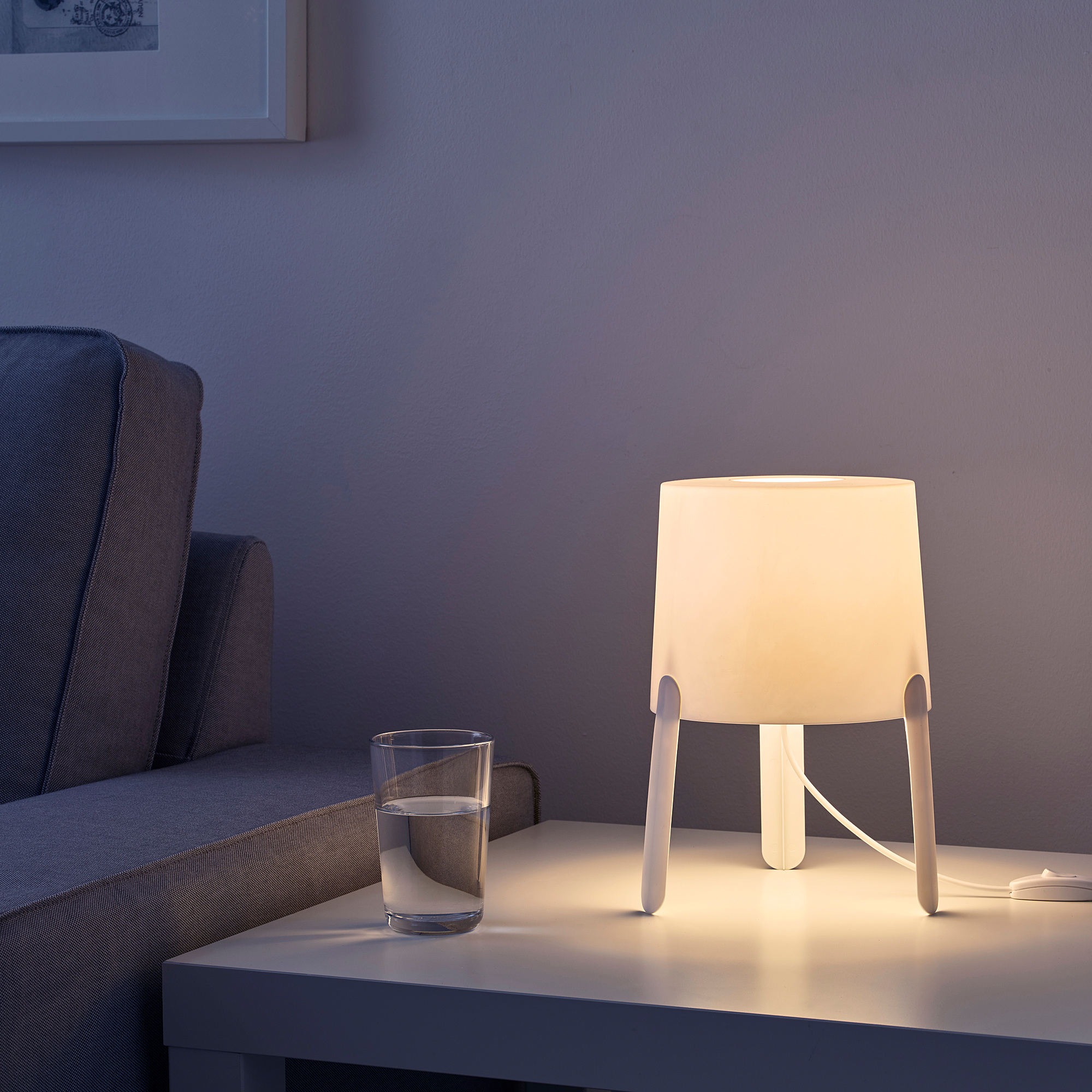 TVÄRS - table lamp, white | IKEA Hong Kong