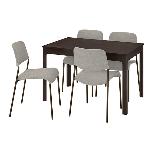 UDMUND/EKEDALEN table and 4 chairs