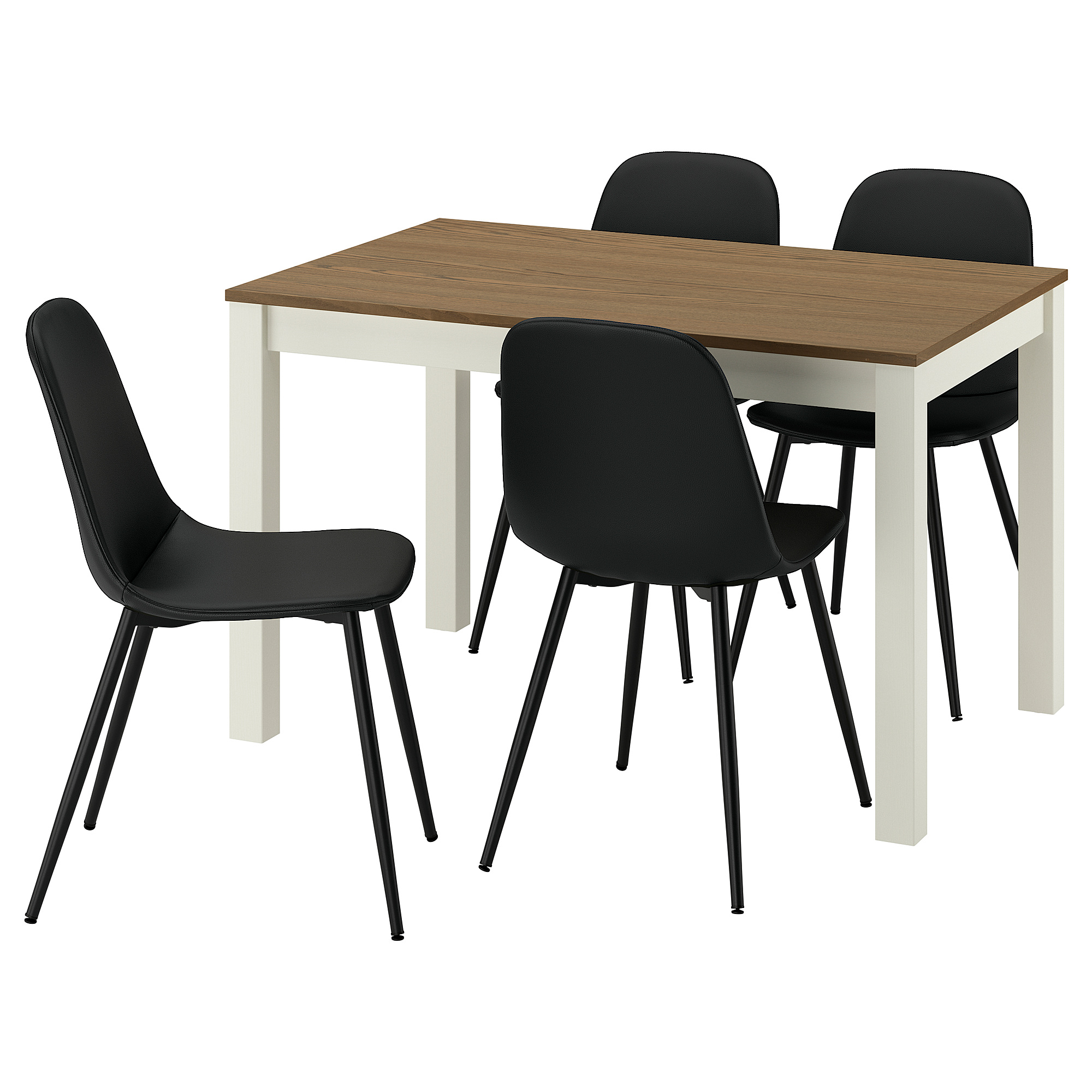 NORDMANSSKÄR/ÅLHULT table and 4 chairs