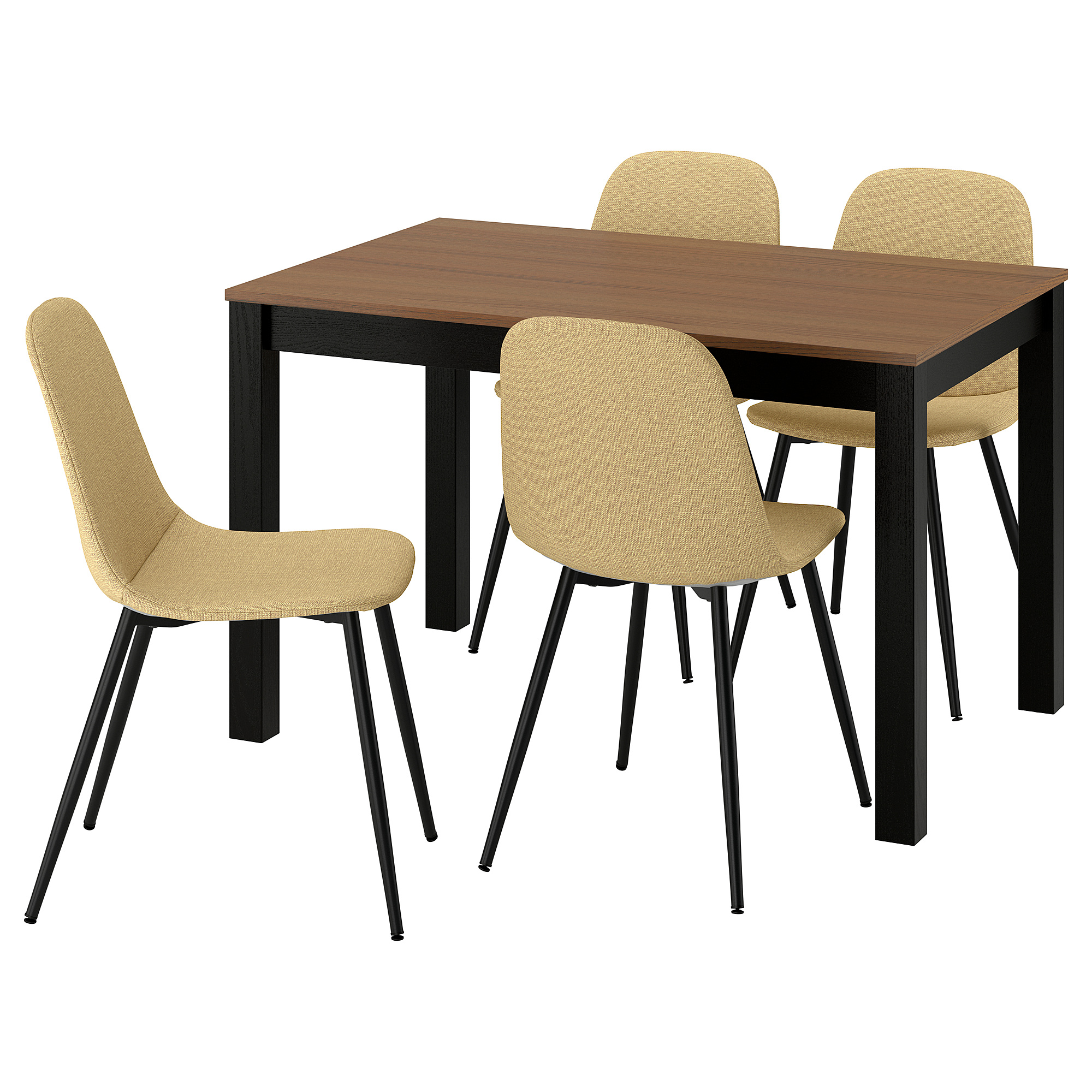 NORDMANSSKÄR/ÅLHULT table and 4 chairs