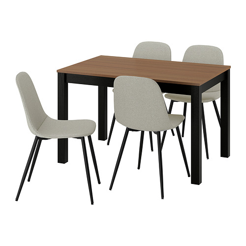 NORDMANSSKÄR/ÅLHULT table and 4 chairs