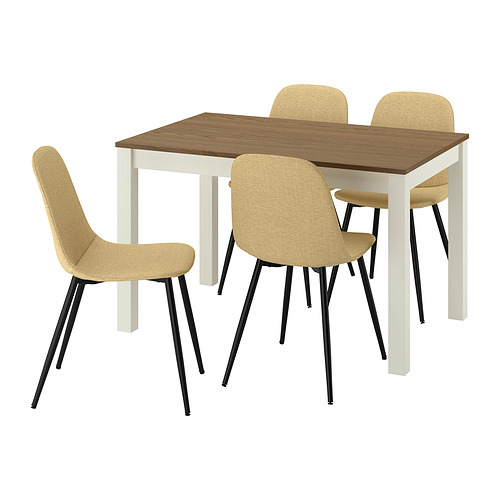 NORDMANSSKÄR/ÅLHULT table and 4 chairs