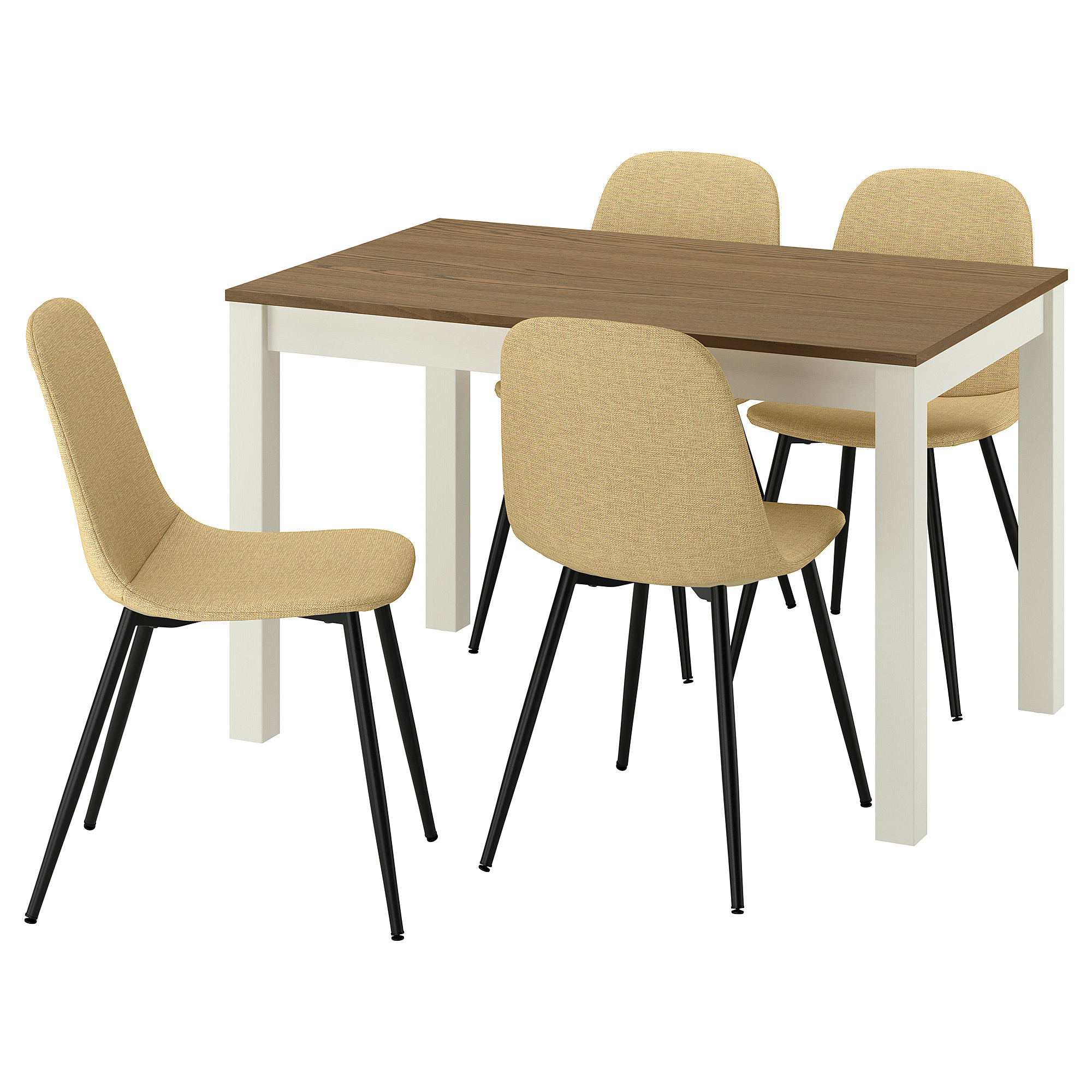 NORDMANSSKÄR/ÅLHULT table and 4 chairs