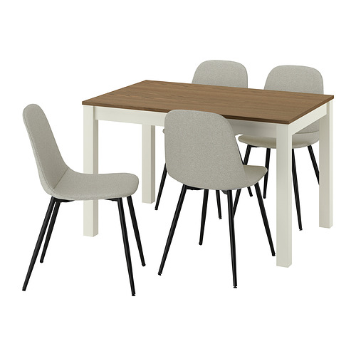 NORDMANSSKÄR/ÅLHULT table and 4 chairs