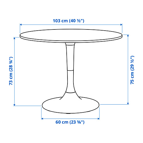 LIDÅS/DOCKSTA table and 4 chairs