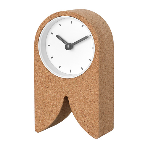 FLODKRÄFTA - clock, cork white, 8x15x4 cm | IKEA Hong Kong and Macau - E1000443_S4