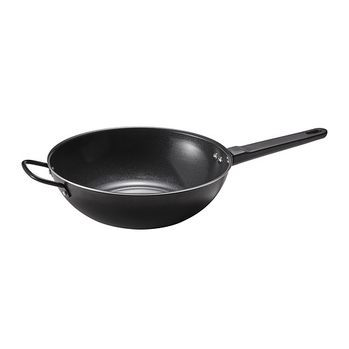 BLÅGYLTA - wok, non-stick coating/black, 28 cm | IKEA Hong Kong and Macau - E1000445_S4