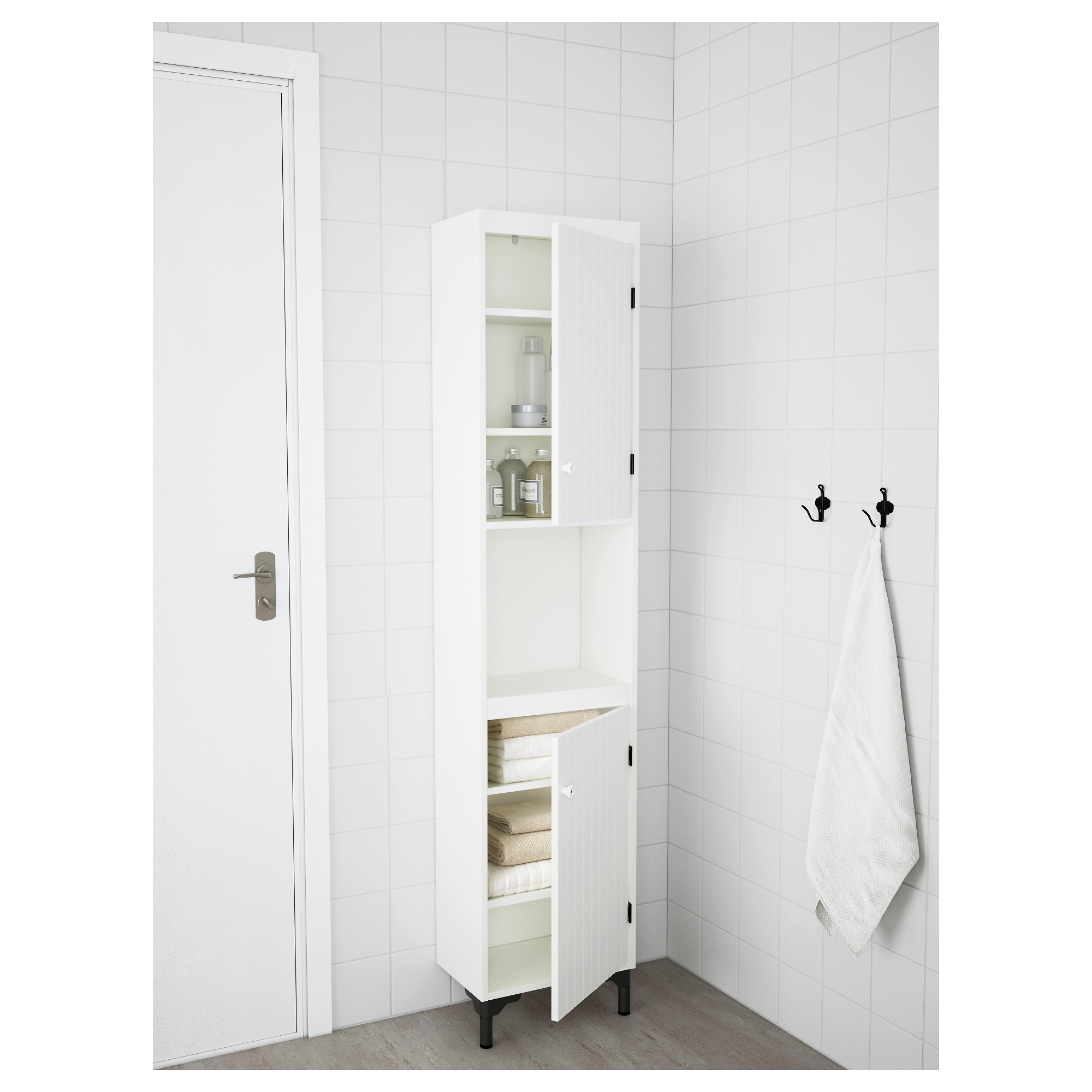 Silveran High Cabinet With 2 Doors White Ikea Hong Kong
