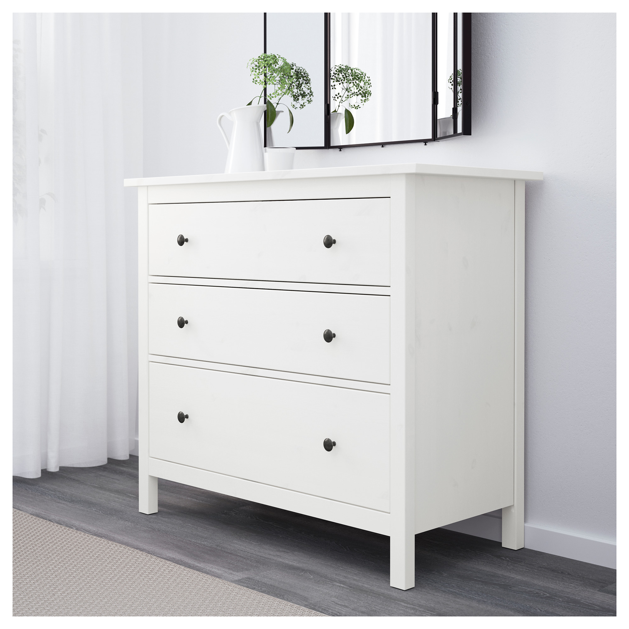 Hemnes Chest Of 3 Drawers White Stain Ikea Hong Kong