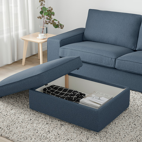 KIVIK footstool with storage