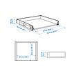 MAXIMERA drawer, low