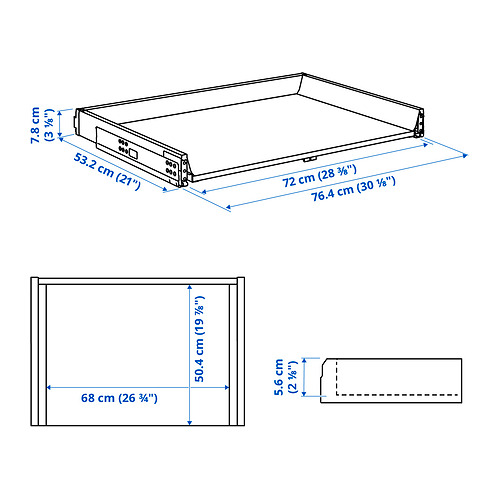MAXIMERA 抽屜，低