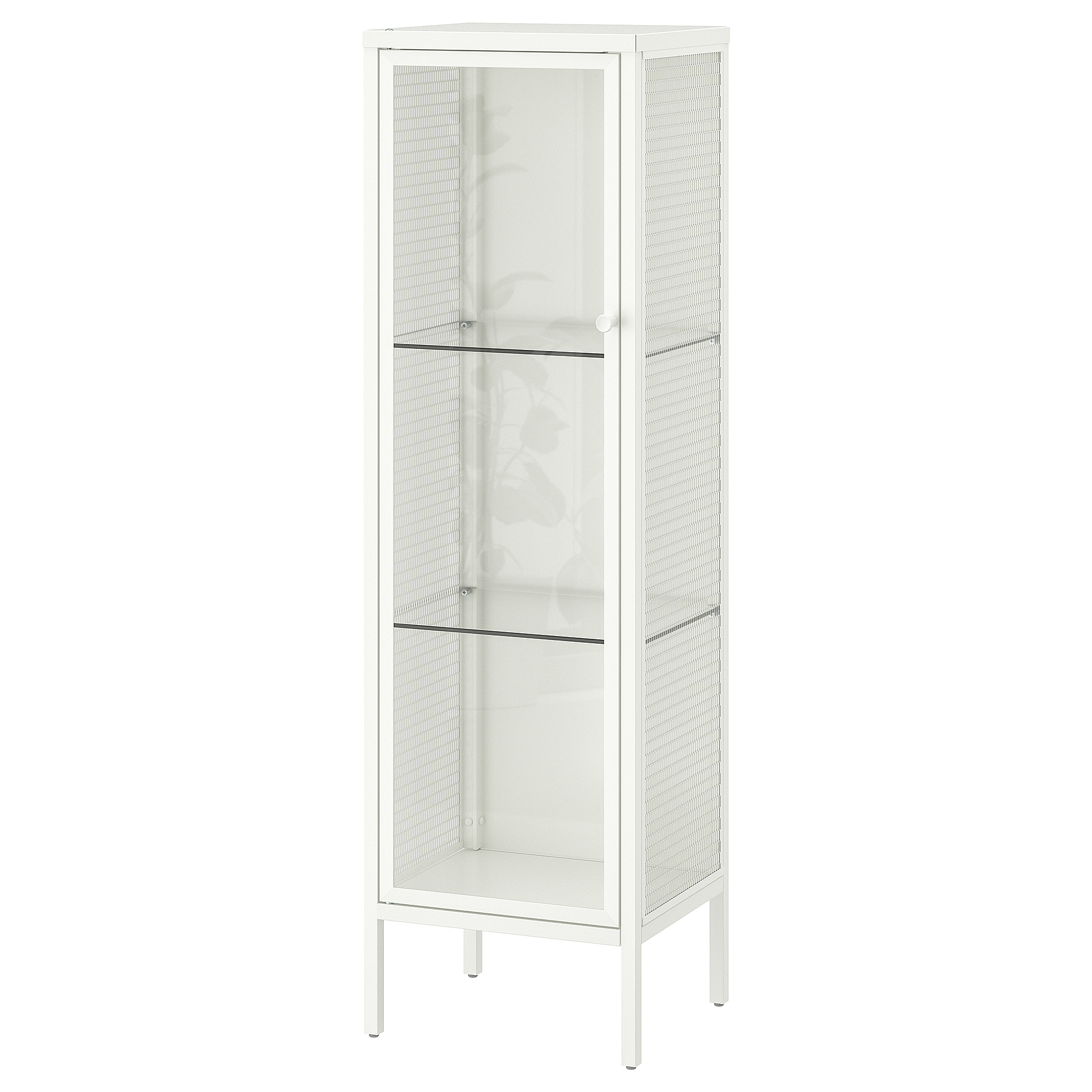BAGGEBO glass-door cabinet