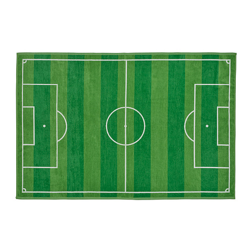 SPORTSLIG - bath sheet, green/football pitch, 100x150 cm | IKEA Hong Kong and Macau - E1000611_S4