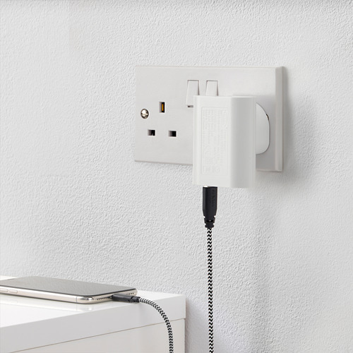 SMÅHAGEL 3-port USB charger