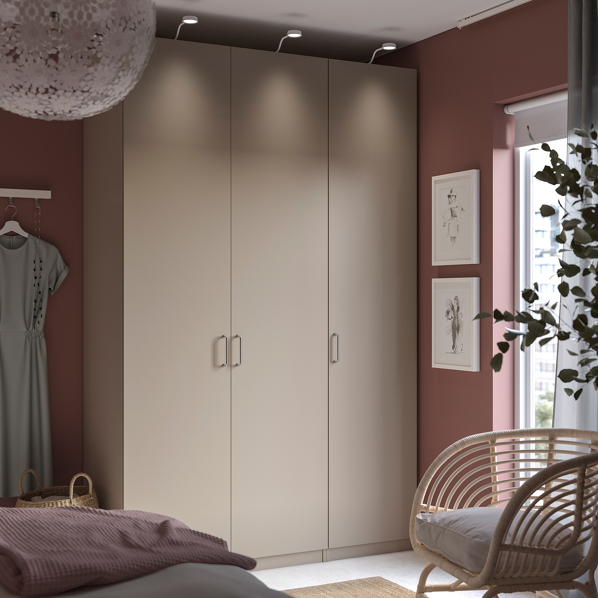 PAX/FORSAND wardrobe