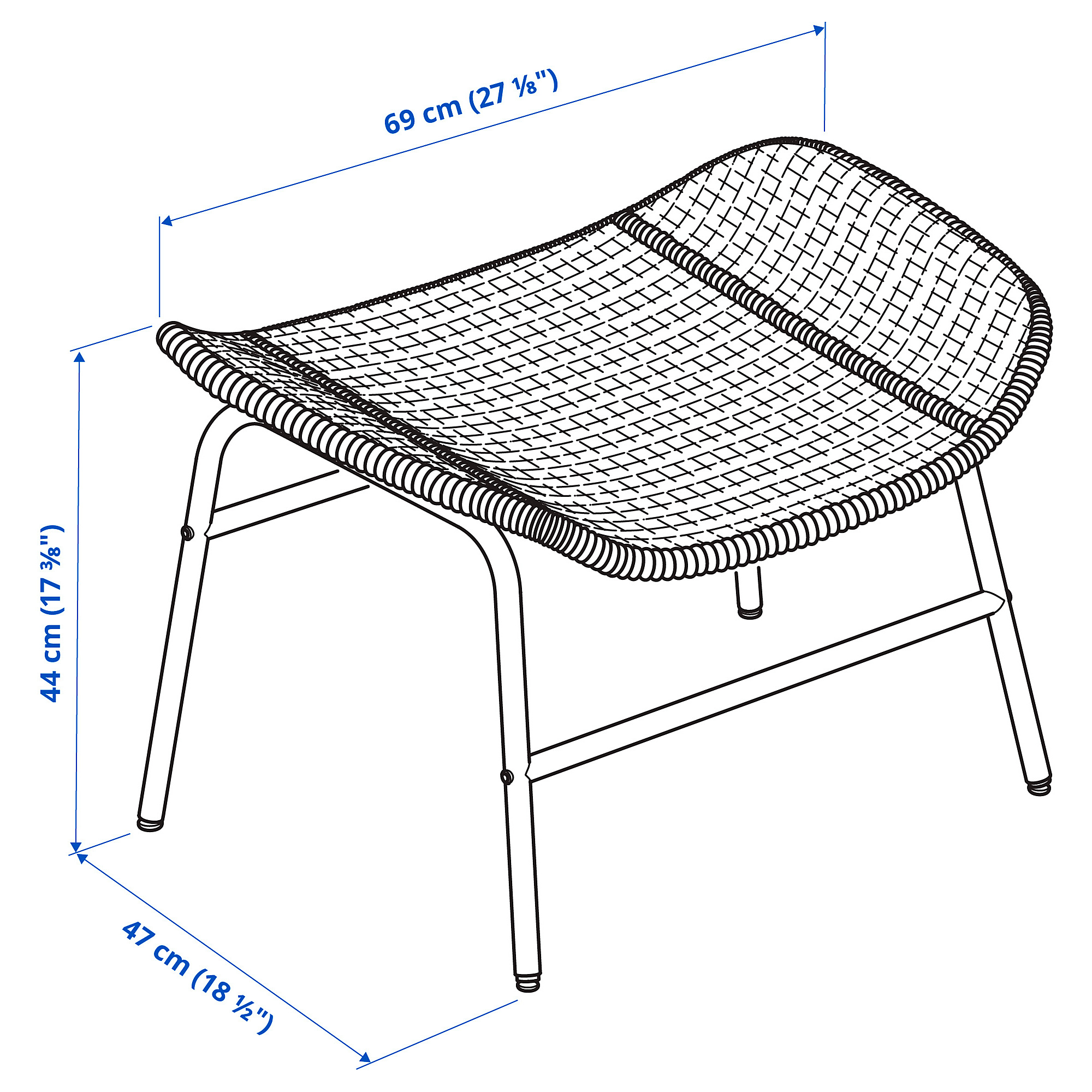 FRYKSÅS footstool