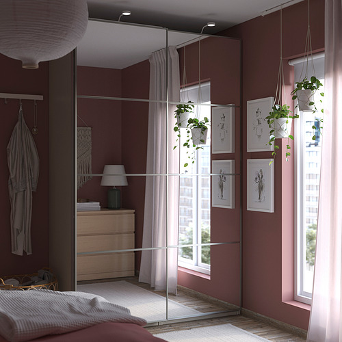 PAX/AULI wardrobe with sliding doors