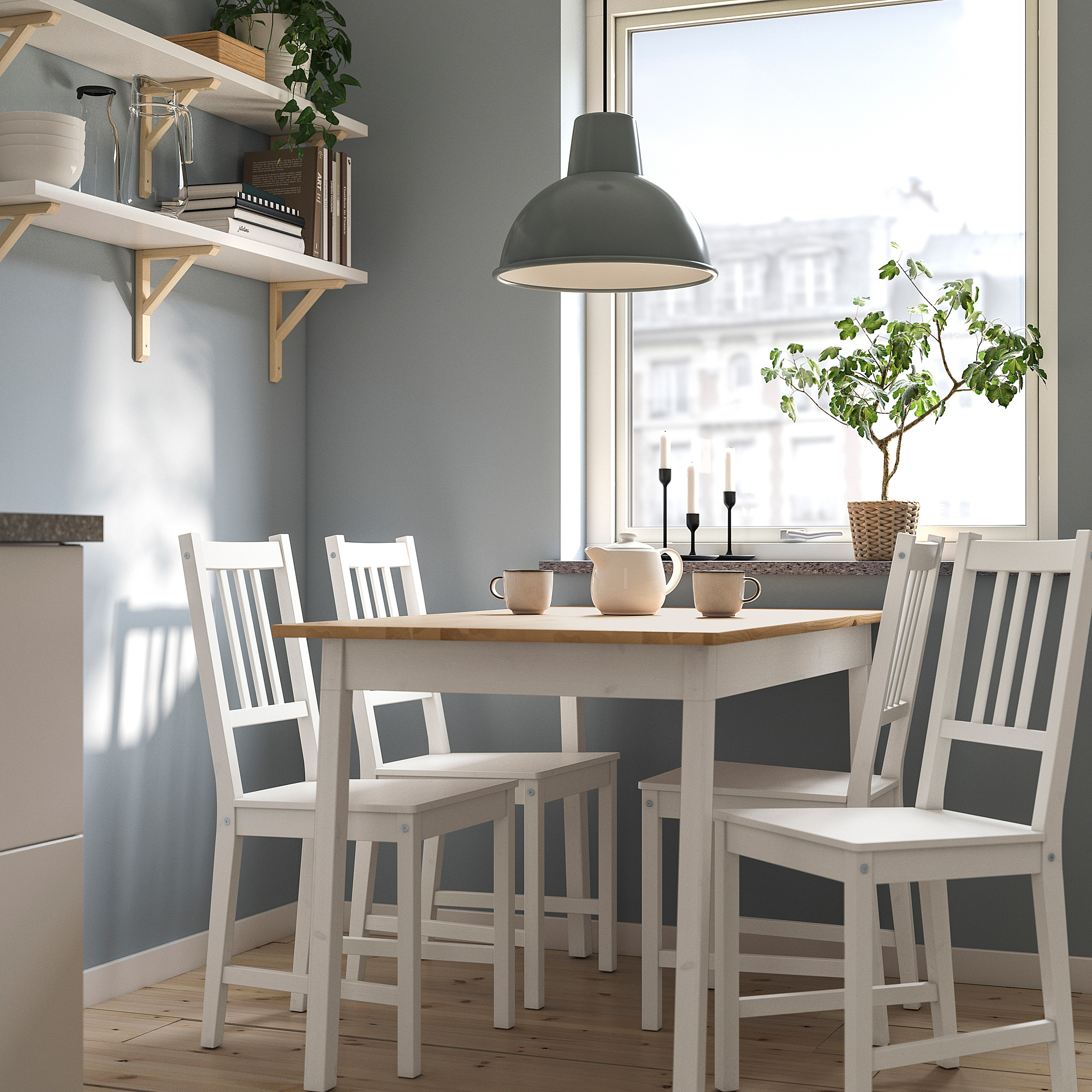 PINNTORP table and 4 chairs