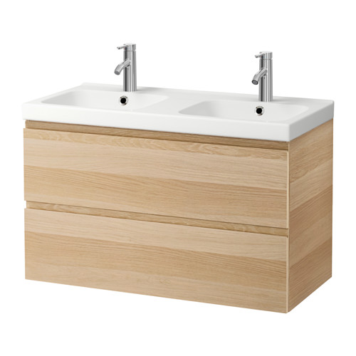 ODENSVIK/GODMORGON wash-stand with 2 drawers