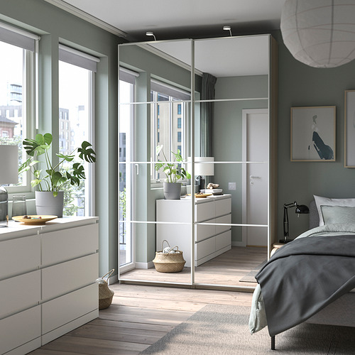 PAX/AULI wardrobe with sliding doors