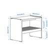 RAGGBERG bench with shoe storage