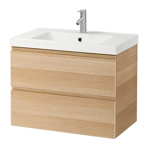 ODENSVIK/GODMORGON wash-stand with 2 drawers
