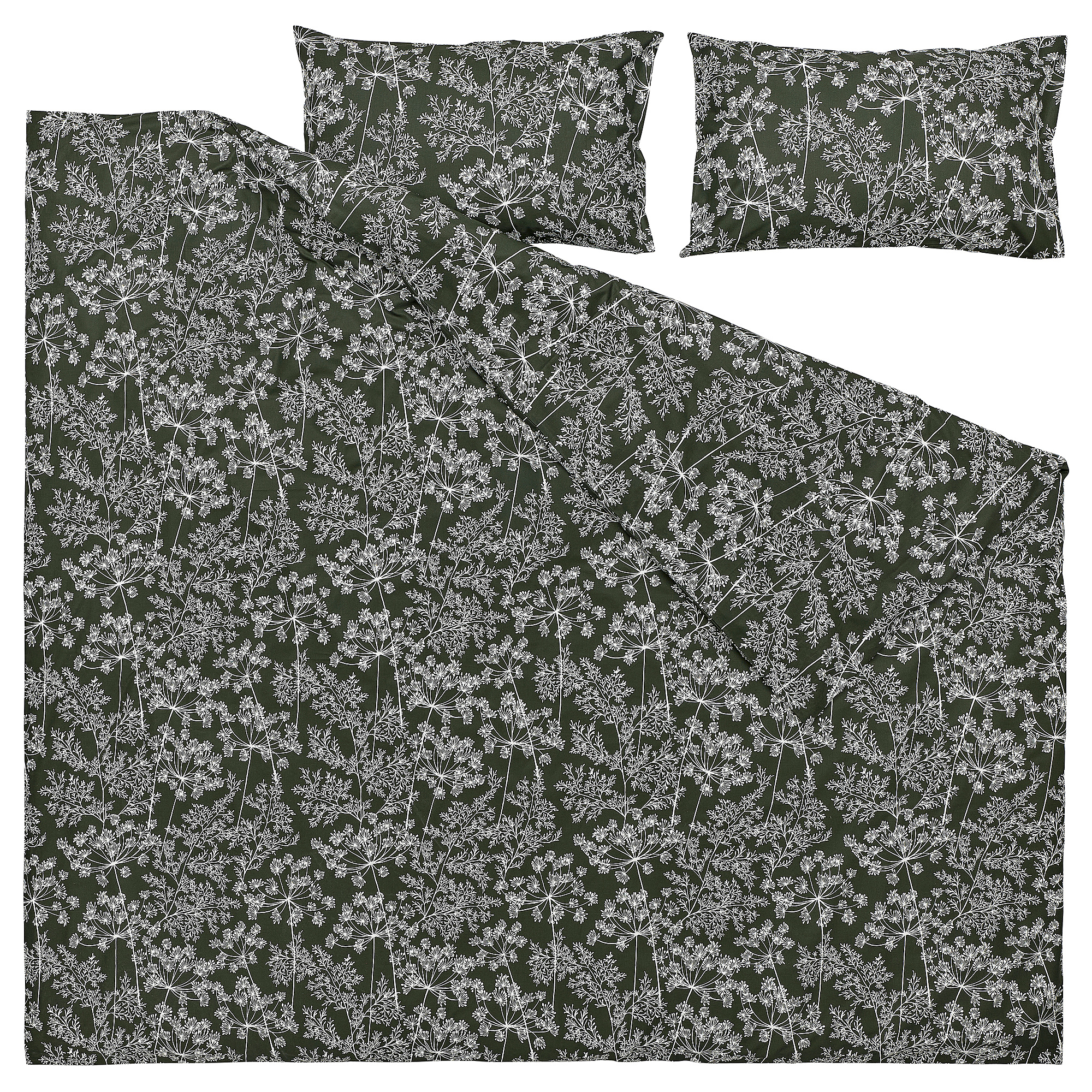 DAGGBJÖRNBÄR duvet cover and 2 pillowcases