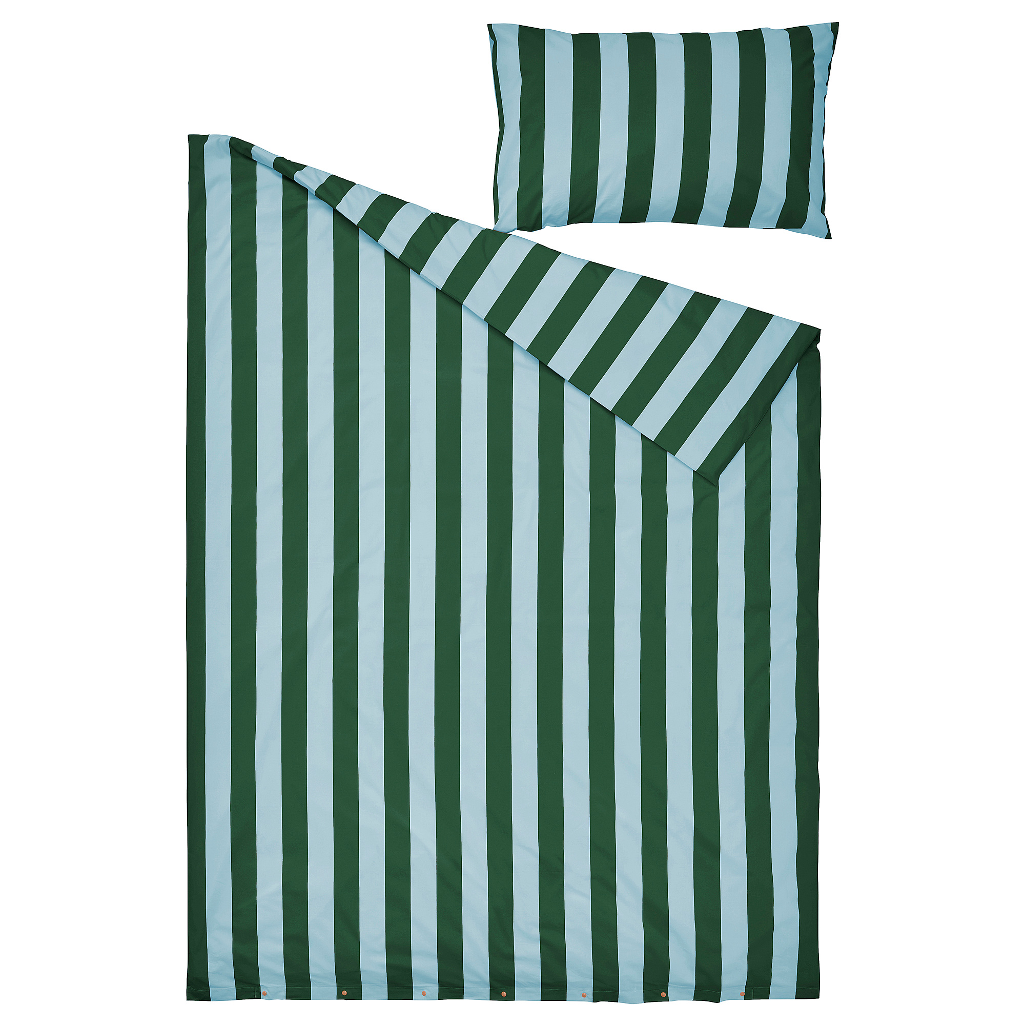 SLÅNHÖSTMAL duvet cover and pillowcase