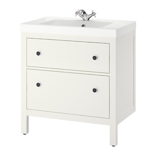 ODENSVIK/HEMNES wash-stand with 2 drawers