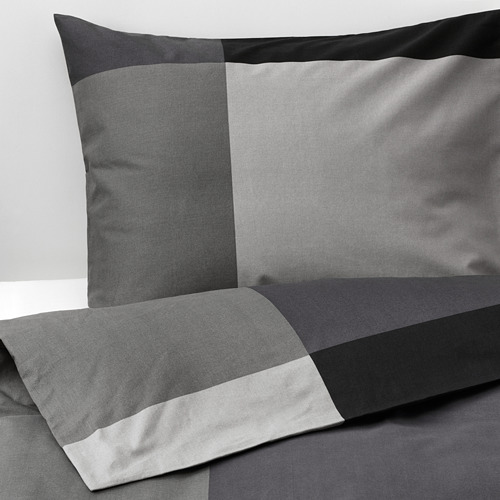 BRUNKRISSLA duvet cover and pillowcase