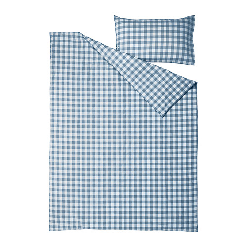 EKTANDVINGE duvet cover and pillowcase