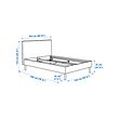 TÄRNKULLEN cover bed frame