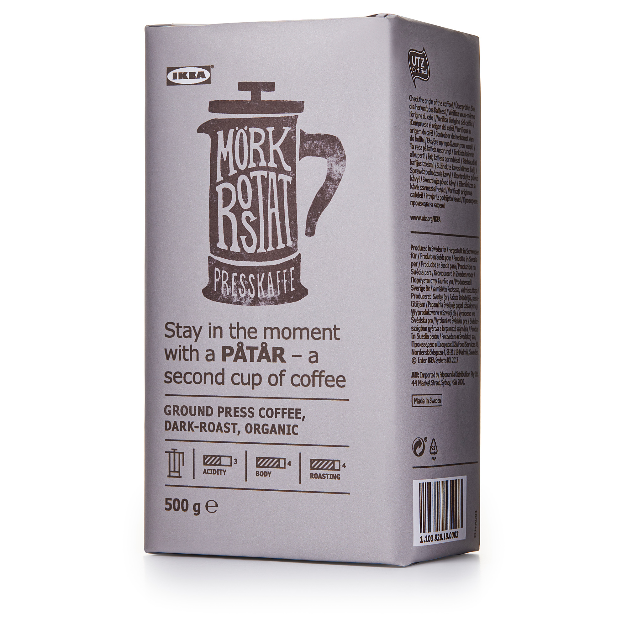 PÅTÅR - press coffee, dark roast 
