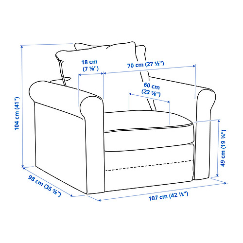 GRÖNLID armchair