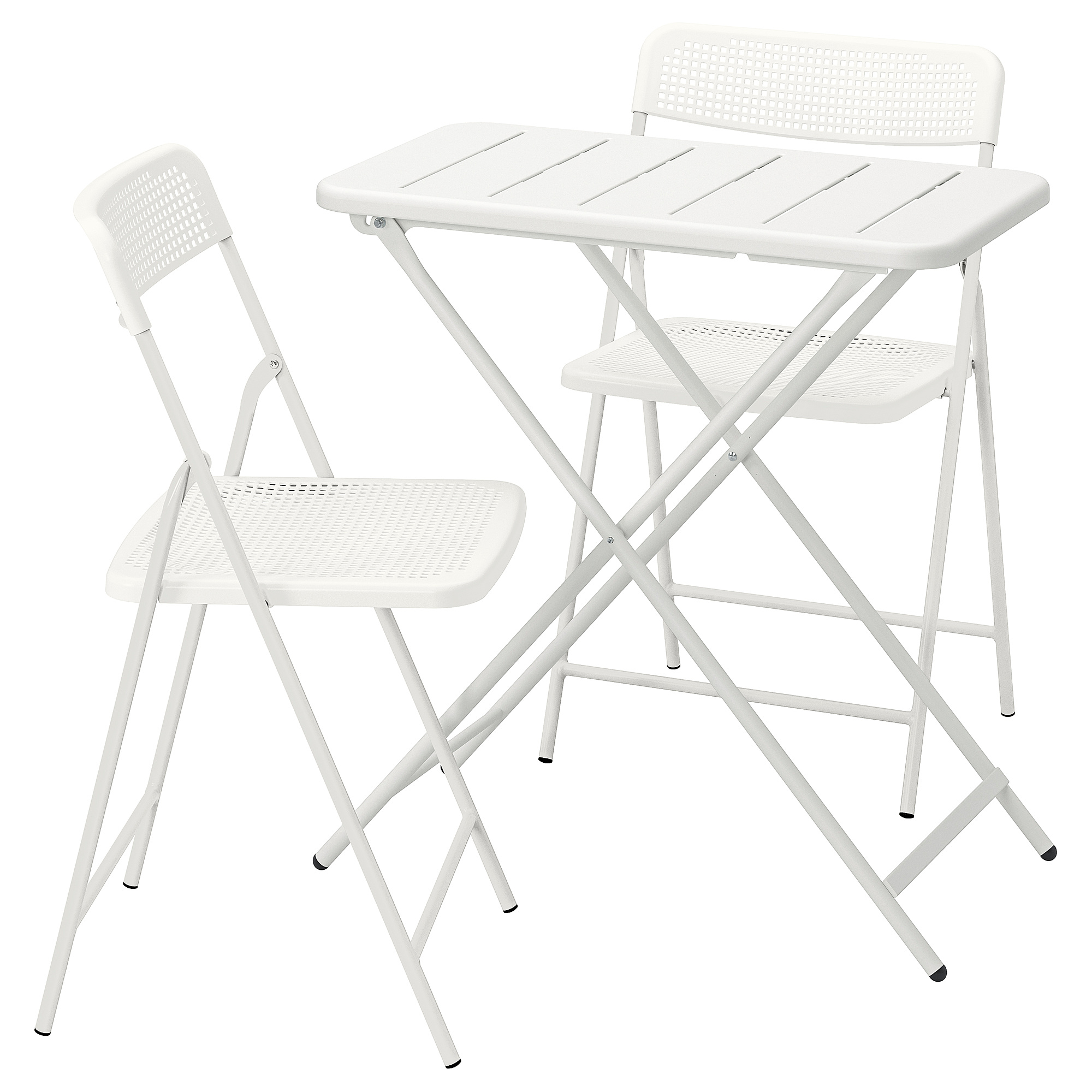 TORPARÖ table and 2 folding chairs, outdoor