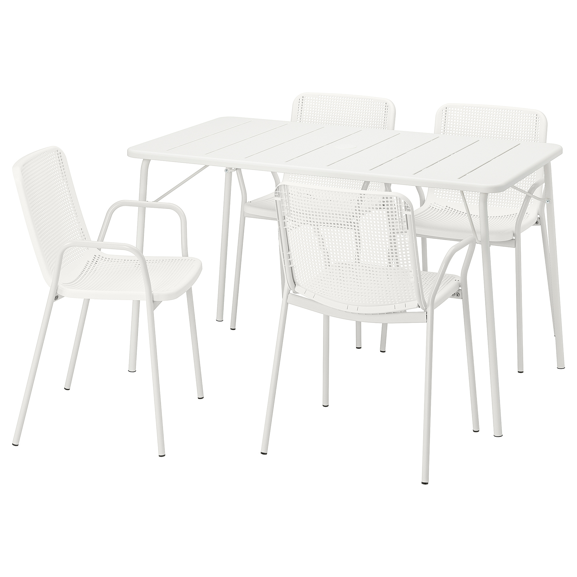 TORPARÖ table+4 chairs w armrests, outdoor