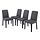 BERGMUND - chair, black/Gunnared medium grey | IKEA Hong Kong and Macau - PE858832_S1
