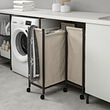 ENHET laundry bag with castors